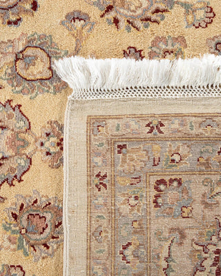 Traditional Mogul Beige Wool Area Rug 9' 0" x 12' 2" - Solo Rugs