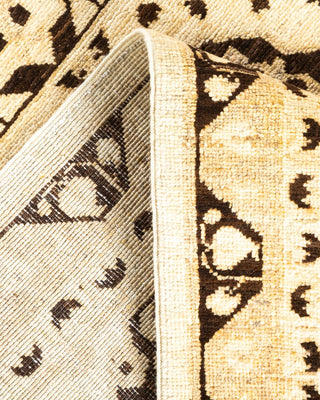 Contemporary Eclectic Brown Wool Area Rug 8' 8" x 11' 1" - Solo Rugs
