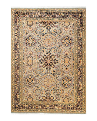 Mogul, One-of-a-Kind Hand-Knotted Area Rug - Gray, 6' 0" x 8' 5" - Solo Rugs
