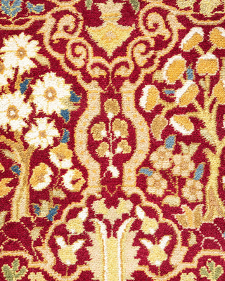 Traditional Mogul Red Wool Runner 2' 7" x 10' 6" - Solo Rugs