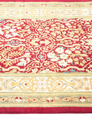 Traditional Mogul Red Wool Runner 2' 7" x 10' 6" - Solo Rugs