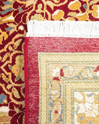 Traditional Mogul Red Wool Runner 2' 7" x 10' 6" - Solo Rugs