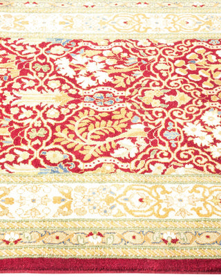 Traditional Mogul Red Wool Runner 2' 7" x 11' 8" - Solo Rugs