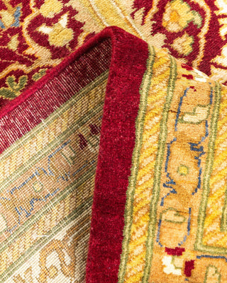 Traditional Mogul Red Wool Runner 2' 9" x 12' 2" - Solo Rugs