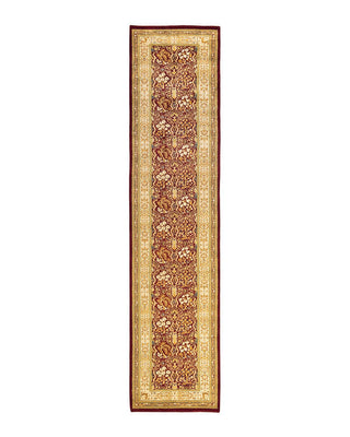 Traditional Mogul Red Wool Runner 2' 9" x 12' 2" - Solo Rugs