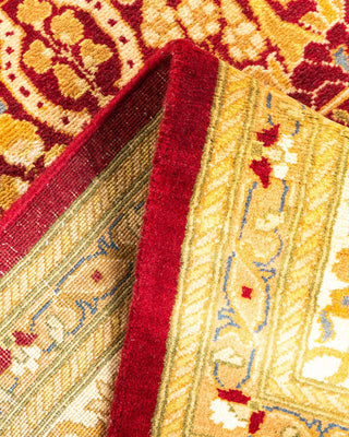 Traditional Mogul Red Wool Runner 2' 7" x 12' 10" - Solo Rugs