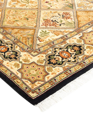 Traditional Mogul Brown Wool Area Rug 2' 8" x 4' 5" - Solo Rugs