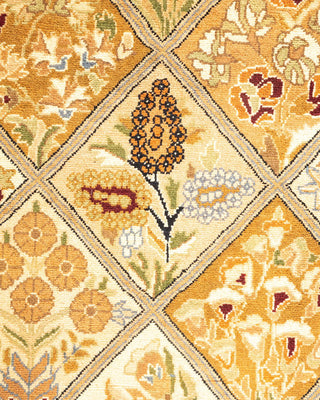 Traditional Mogul Brown Wool Area Rug 2' 8" x 4' 5" - Solo Rugs