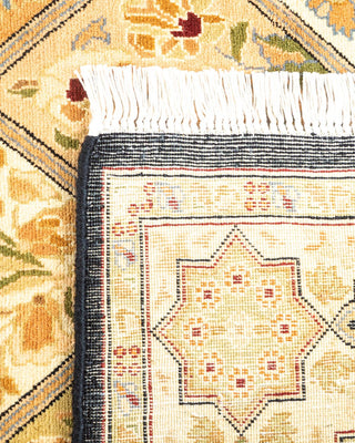 Traditional Mogul Brown Wool Area Rug 2' 8" x 4' 5" - Solo Rugs