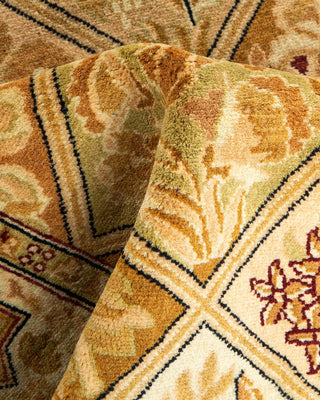 Traditional Mogul Brown Wool Area Rug 2' 7" x 4' 2" - Solo Rugs