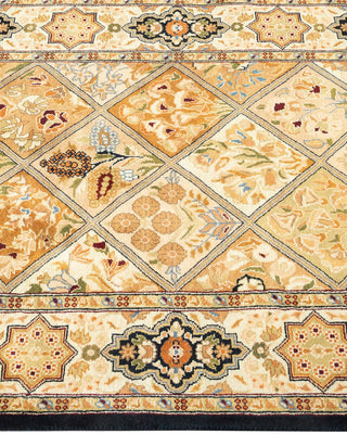Traditional Mogul Brown Wool Area Rug 2' 8" x 4' 2" - Solo Rugs