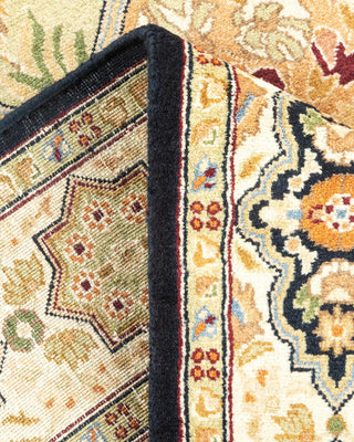 Traditional Mogul Brown Wool Area Rug 2' 8" x 4' 2" - Solo Rugs