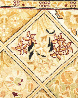 Traditional Mogul Brown Wool Area Rug 2' 8" x 4' 1" - Solo Rugs