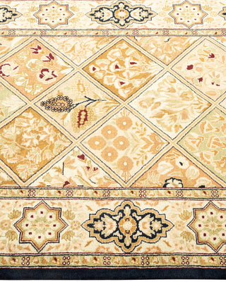 Traditional Mogul Brown Wool Area Rug 2' 8" x 4' 1" - Solo Rugs