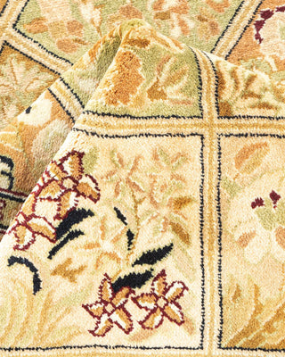 Traditional Mogul Brown Wool Area Rug 2' 8" x 4' 1" - Solo Rugs