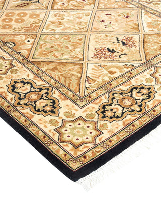 Traditional Mogul Brown Wool Area Rug 2' 8" x 4' 1" - Solo Rugs