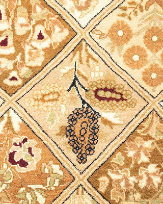 Traditional Mogul Brown Wool Area Rug 2' 8" x 4' 1" - Solo Rugs