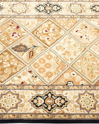 Traditional Mogul Brown Wool Area Rug 2' 8" x 4' 1" - Solo Rugs
