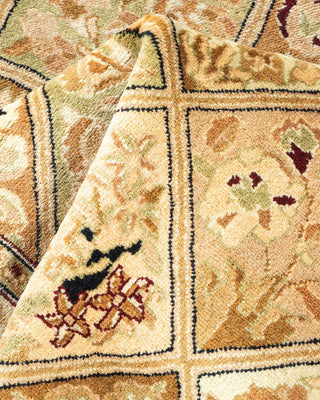 Traditional Mogul Brown Wool Area Rug 2' 8" x 4' 1" - Solo Rugs