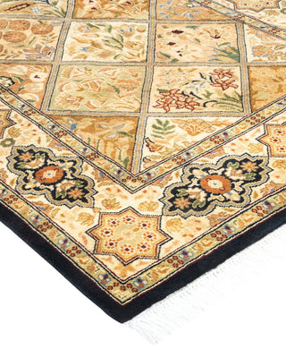 Traditional Mogul Brown Wool Area Rug 2' 8" x 4' 2" - Solo Rugs