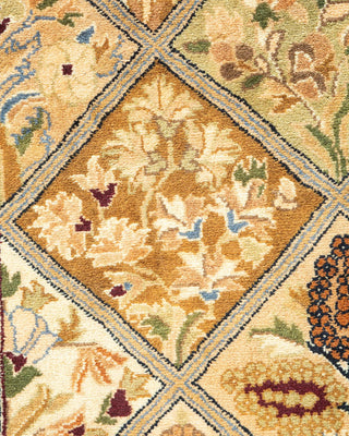 Traditional Mogul Brown Wool Area Rug 2' 8" x 4' 2" - Solo Rugs