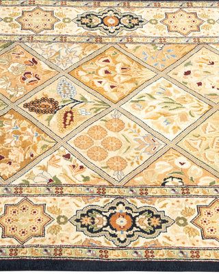 Traditional Mogul Brown Wool Area Rug 2' 8" x 4' 2" - Solo Rugs