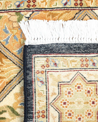 Traditional Mogul Brown Wool Area Rug 2' 8" x 4' 2" - Solo Rugs