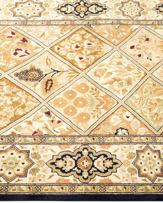 Traditional Mogul Brown Wool Area Rug 2' 8" x 4' 1" - Solo Rugs