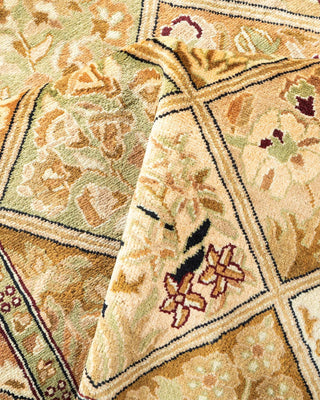 Traditional Mogul Brown Wool Area Rug 2' 8" x 4' 1" - Solo Rugs