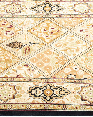 Traditional Mogul Brown Wool Area Rug 2' 7" x 4' 7" - Solo Rugs