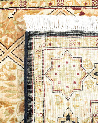 Traditional Mogul Brown Wool Area Rug 2' 7" x 4' 7" - Solo Rugs