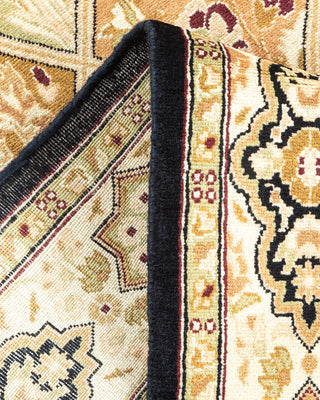 Traditional Mogul Brown Wool Area Rug 2' 7" x 4' 7" - Solo Rugs