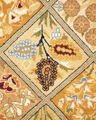 Traditional Mogul Brown Wool Area Rug 2' 8" x 4' 3" - Solo Rugs