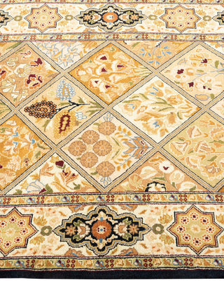 Traditional Mogul Brown Wool Area Rug 2' 8" x 4' 3" - Solo Rugs
