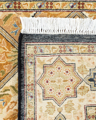 Traditional Mogul Brown Wool Area Rug 2' 8" x 4' 3" - Solo Rugs