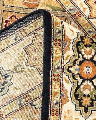 Traditional Mogul Brown Wool Area Rug 2' 8" x 4' 3" - Solo Rugs