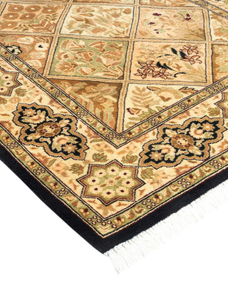 Traditional Mogul Brown Wool Area Rug 2' 8" x 4' 1" - Solo Rugs