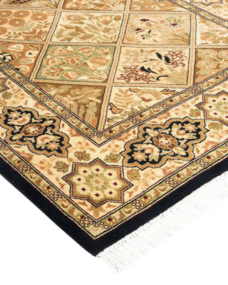 Traditional Mogul Brown Wool Area Rug 2' 8" x 4' 1" - Solo Rugs