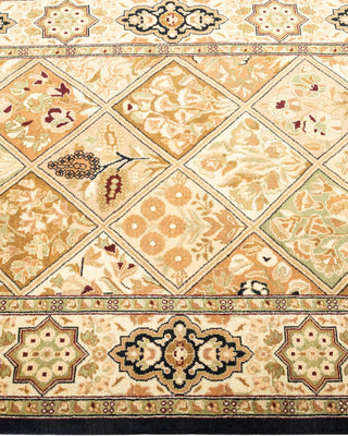 Traditional Mogul Brown Wool Area Rug 2' 8" x 4' 1" - Solo Rugs