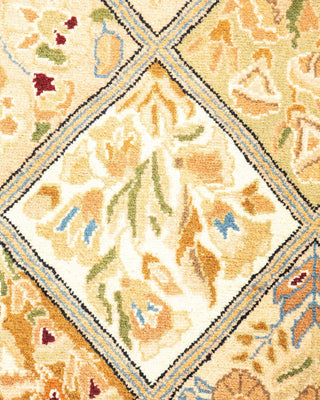 Traditional Mogul Brown Wool Area Rug 2' 8" x 4' 4" - Solo Rugs