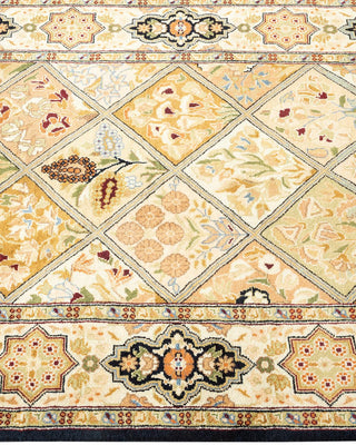 Traditional Mogul Brown Wool Area Rug 2' 8" x 4' 2" - Solo Rugs