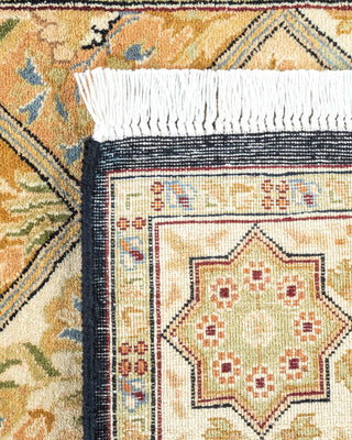 Traditional Mogul Brown Wool Area Rug 2' 8" x 4' 2" - Solo Rugs