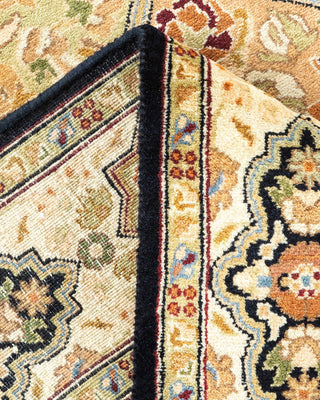 Traditional Mogul Brown Wool Area Rug 2' 8" x 4' 2" - Solo Rugs