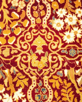 Traditional Mogul Red Wool Runner 2' 8" x 11' 6" - Solo Rugs