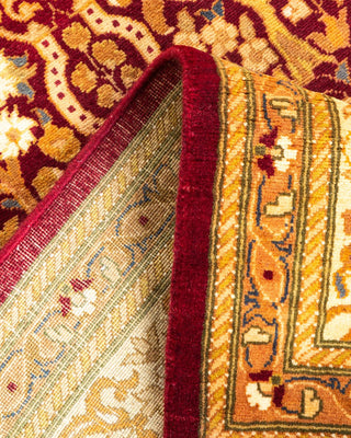 Traditional Mogul Red Wool Runner 2' 8" x 11' 6" - Solo Rugs