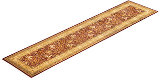 Traditional Mogul Red Wool Runner 2' 8" x 11' 6" - Solo Rugs