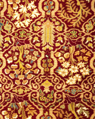 Traditional Mogul Red Wool Runner 2' 7" x 19' 7" - Solo Rugs
