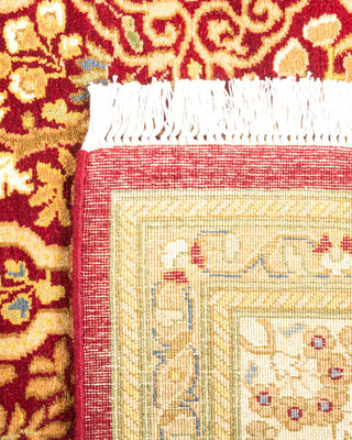 Traditional Mogul Red Wool Runner 2' 7" x 19' 7" - Solo Rugs