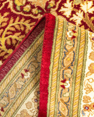 Traditional Mogul Red Wool Runner 2' 7" x 19' 7" - Solo Rugs
