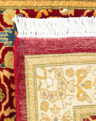 Traditional Mogul Red Wool Runner 2' 6" x 12' 0" - Solo Rugs